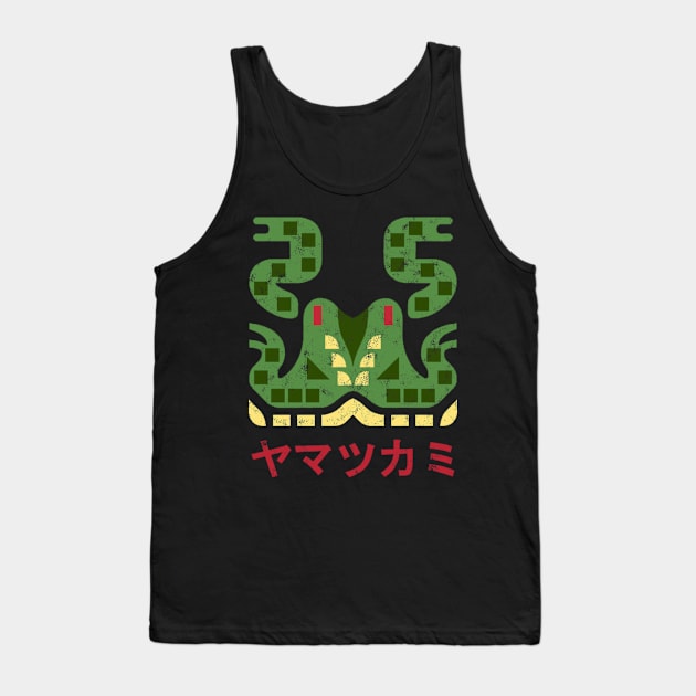 Yama Tsukami Monster Hunter Kanji Tank Top by StebopDesigns